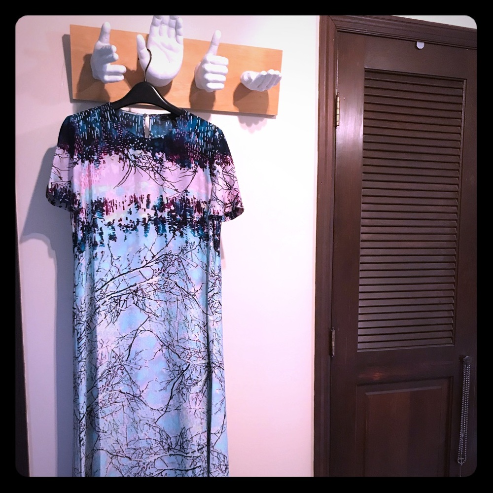 BCBG maxi multicolor dress